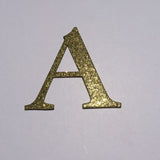 Large Die Cut Glitter Cardboard Letter or Number - 4 Inch / 10cm