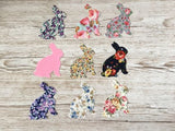 Iron On Bunny Rabbit - Easter Bunny Appliqué - 4 Inches /10cm Tall