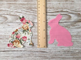 Iron On Bunny Rabbit - Easter Bunny Appliqué - 4 Inches /10cm Tall