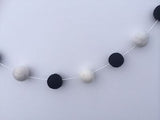 100% Wool Felt ball Pom Pom Garland Bunting
