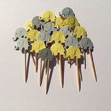 Elephant cupcake toppers