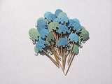 Elephant cupcake toppers