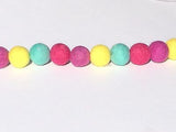 100% Wool Felt ball Pom Pom Garland Bunting