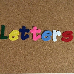 Iron-on Felt Letter - 1 Inch (2.5cm) Tall