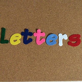 Iron-on Felt Letter - 1 Inch (2.5cm) Tall