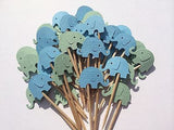 Elephant cupcake toppers
