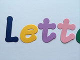 Cardboard / Cardstock Uppercase / Lowercase Letters - 2 inches / 5cm tall