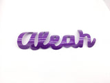 Large Heat Transfer Vinyl Letters and Numbers - Choose your Font and Colour!