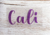 Large Heat Transfer Vinyl Letters and Numbers - Choose your Font and Colour!