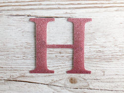 Large 4 inch Heat Transfer Vinyl Iron on Letter