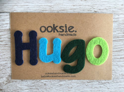 2 inch Felt iron on Letter or Number