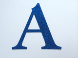 Large Die Cut Glitter Cardboard Letter or Number - 4 Inch / 10cm