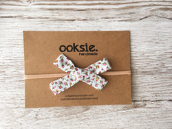 Floral Hand Tied Bow - Tahlia