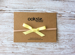Lemon Drop Grosgrain Ribbon Bow