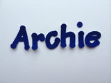 2 inch Die Cut Felt Letter Sticker, with peel-off adhesive