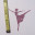 Die Cut Ballerina - Glitter Cardboard