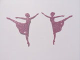 Die Cut Ballerina - Glitter Cardboard