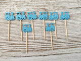 Train cake toppers