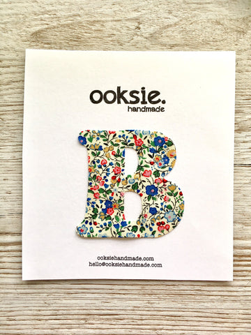 3 inch Fabric Die Cut Iron-on Letter