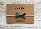 Forest Green Grosgrain Ribbon Bow