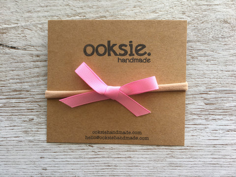 Fairy Floss Pink Grosgrain Ribbon