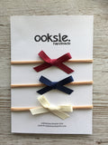 Navy Grosgrain Ribbon Bow