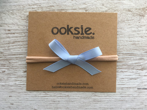 Bluebird Grosgrain Ribbon Bow