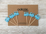 Train cake toppers