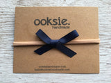 Navy Grosgrain Ribbon Bow