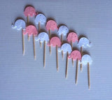 Elephant cupcake toppers