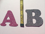 Glitter Cardboard Letter - 3 inches / 7.5cm Tall