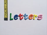 Small Foam Letters