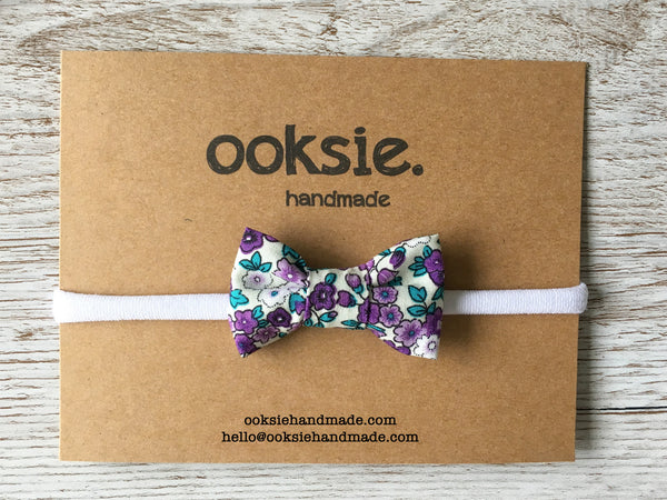 Itty Bitty Lola Floral Bow