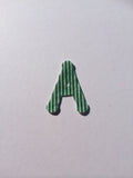 2 inch Die Cut Felt Letter Sticker, with peel-off adhesive