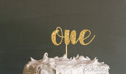 First Birthday Cake Topper - One